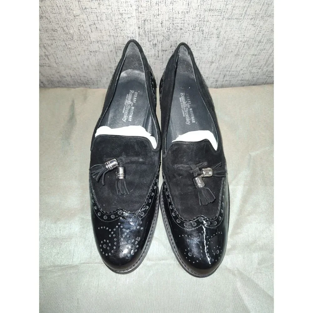 Stuart Weitzman for Russell Bromley Guything Loafers Sz 10.5